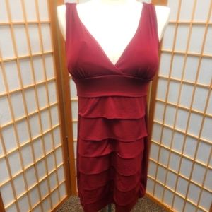 Sexy red bodycon dress